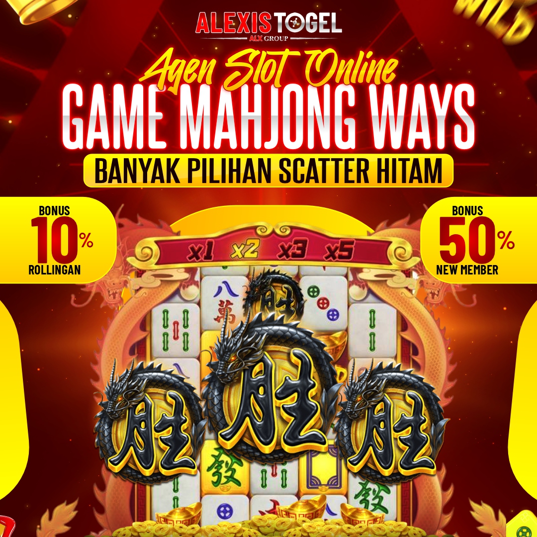 BANDAR SLOT: Agen Slot Online Game Mahjong Ways Banyak Pilihan Scatter Hitam